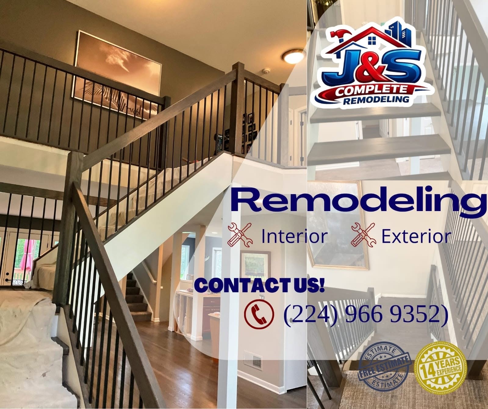 Interior and exterior remodeling